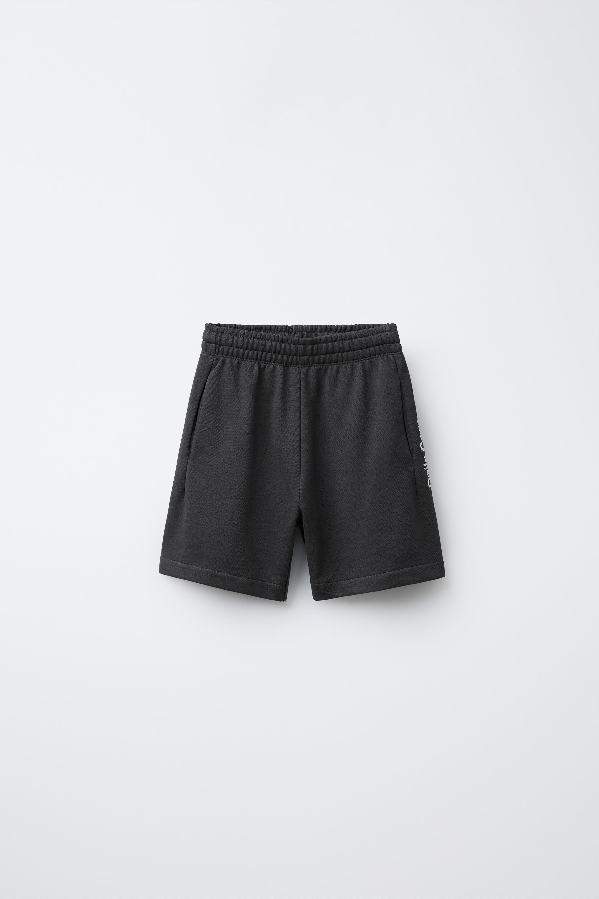 TEXT JOGGING SHORTS